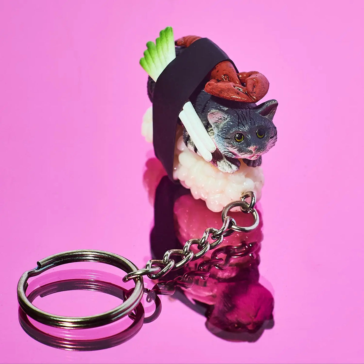 Sushi Cat Keychain Baby - back to School - Friends Her/them 