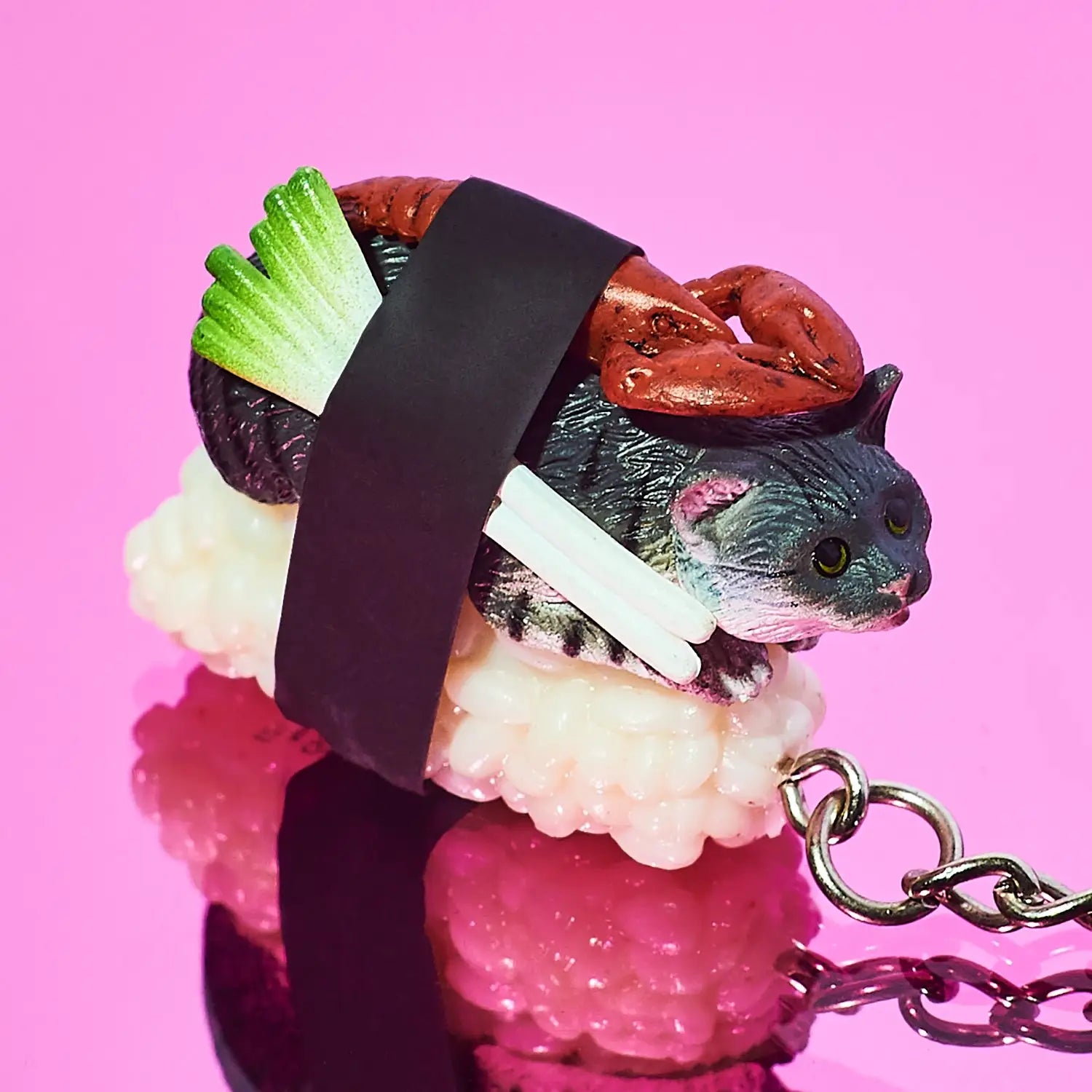 Sushi Cat Keychain Baby - back to School - Friends Her/them 