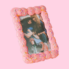 Sweetie Photo Frame Pink Ceramic - Decor - Decorative