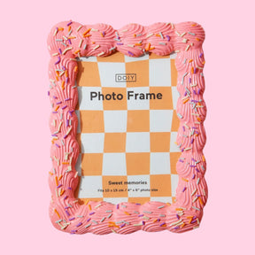 Sweetie Photo Frame Pink Ceramic - Decor - Decorative