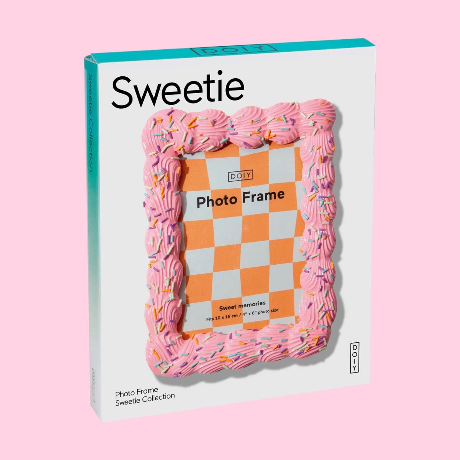 Sweetie Photo Frame Pink Ceramic - Decor - Decorative
