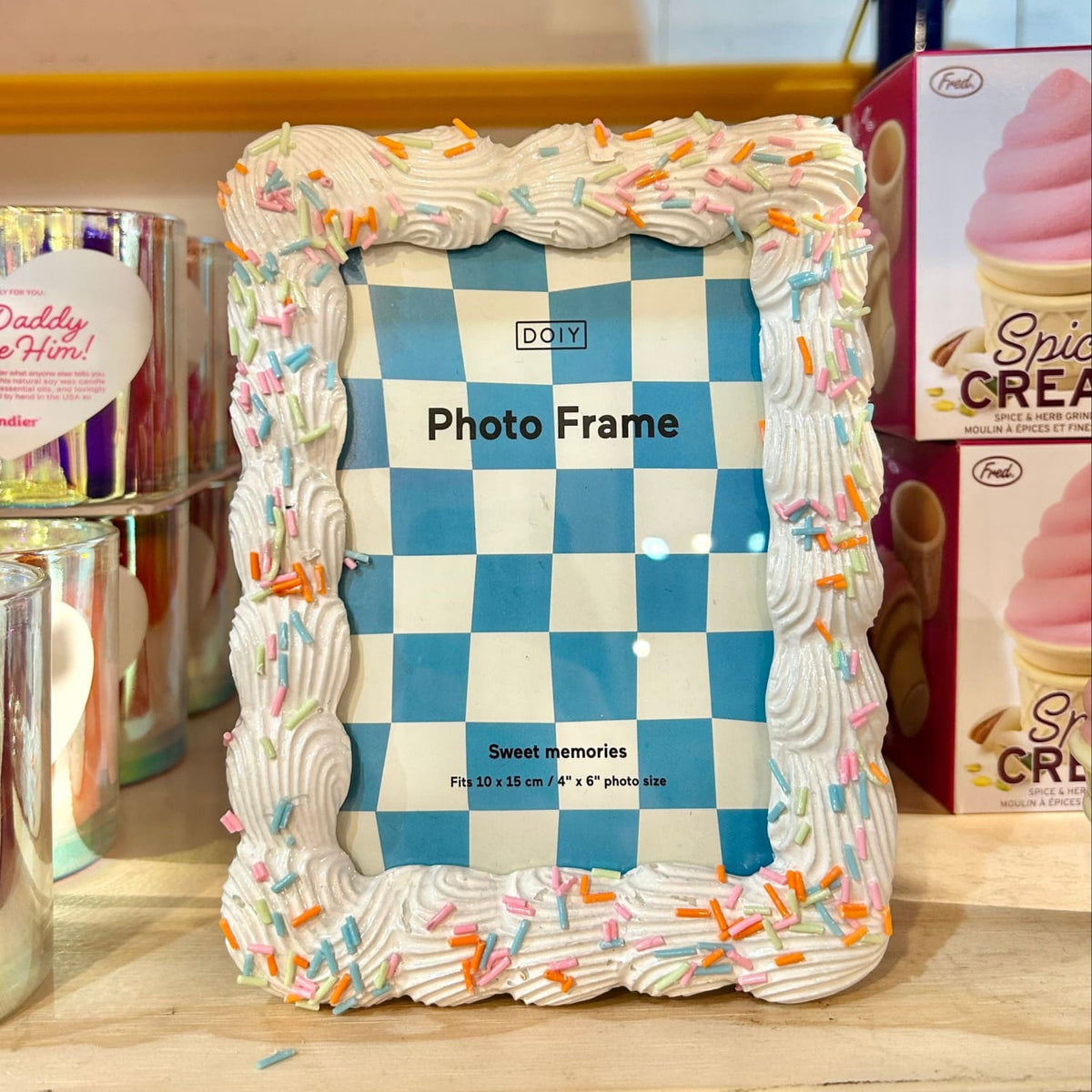 Sweetie Sprinkles Icing Picture Frame | DOIY | Friends NYC