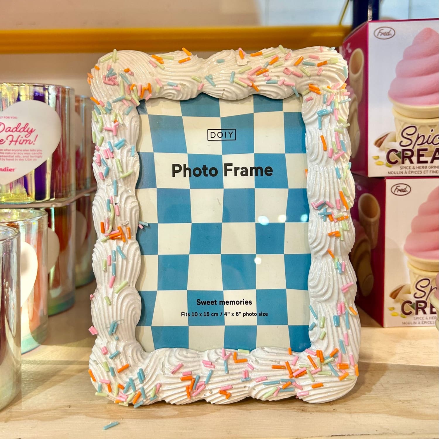 Sweetie Sprinkles Icing Picture Frame Cake - Ceramic
