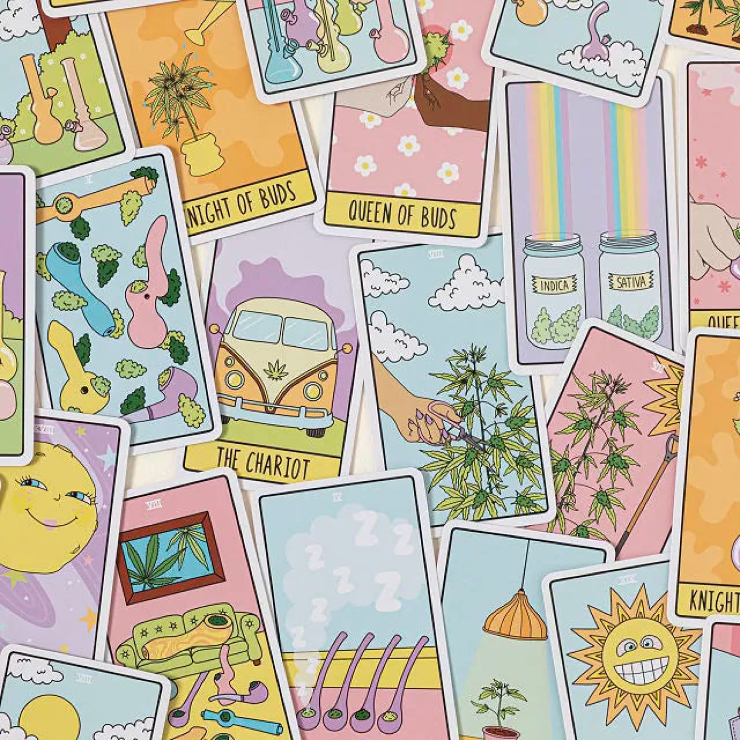 Pot Tarot Card Deck Sale - Stoner Gift - Cards - Tarot Deck