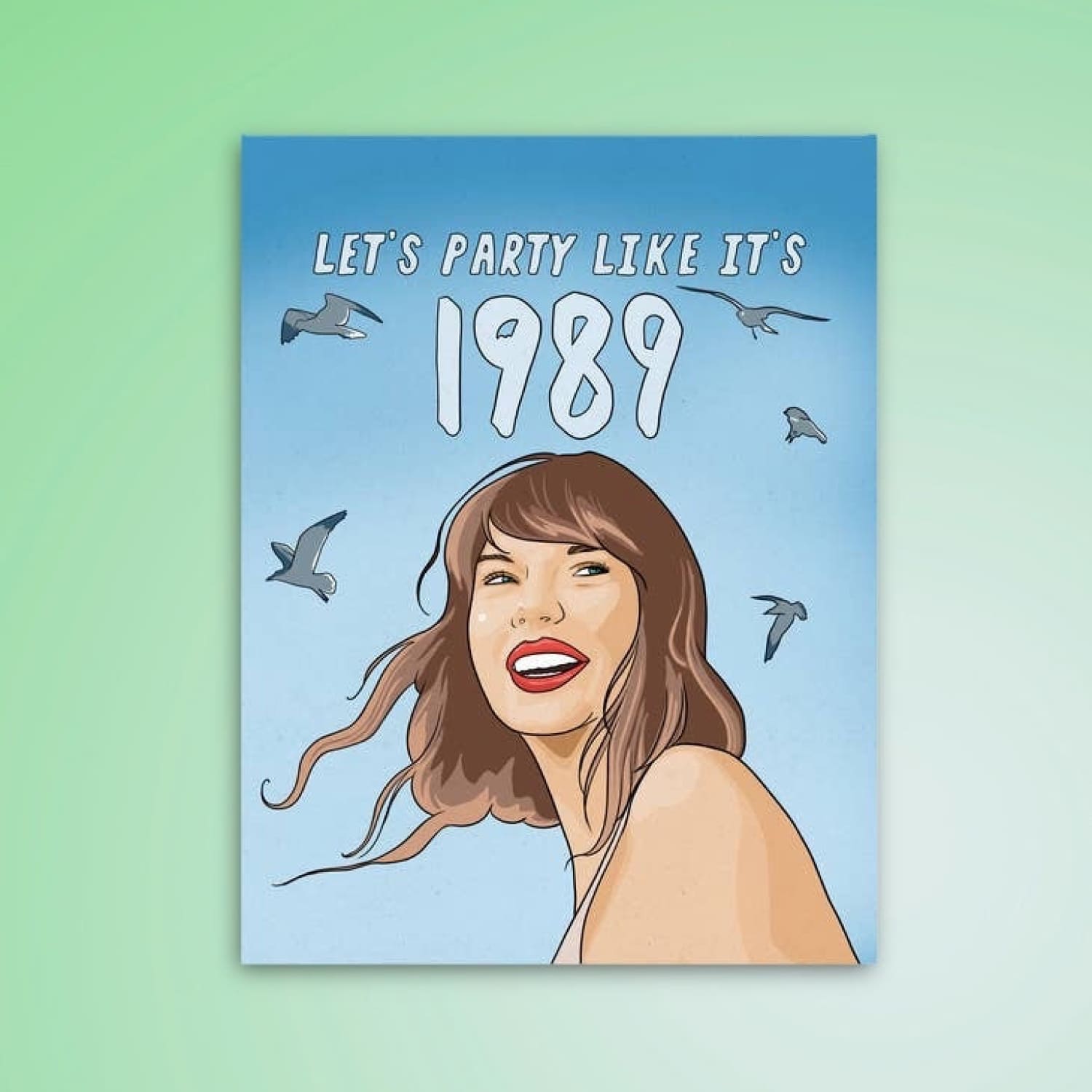 Taylor 1989 New Year Greeting Card Bff Gift - Celeb Obssesed