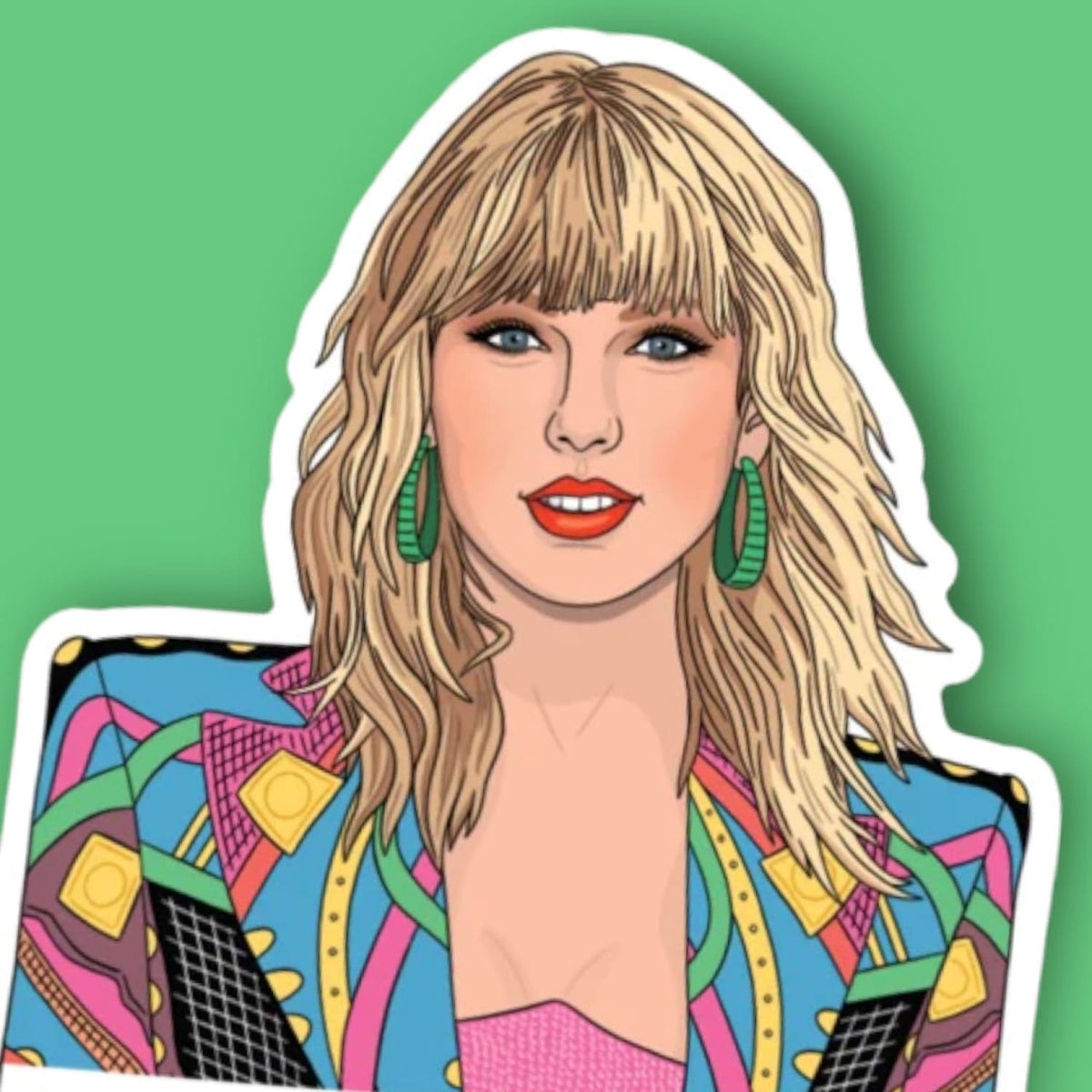 Taylor Eras Tour I’m The Problem It’s Me Sticker Celeb