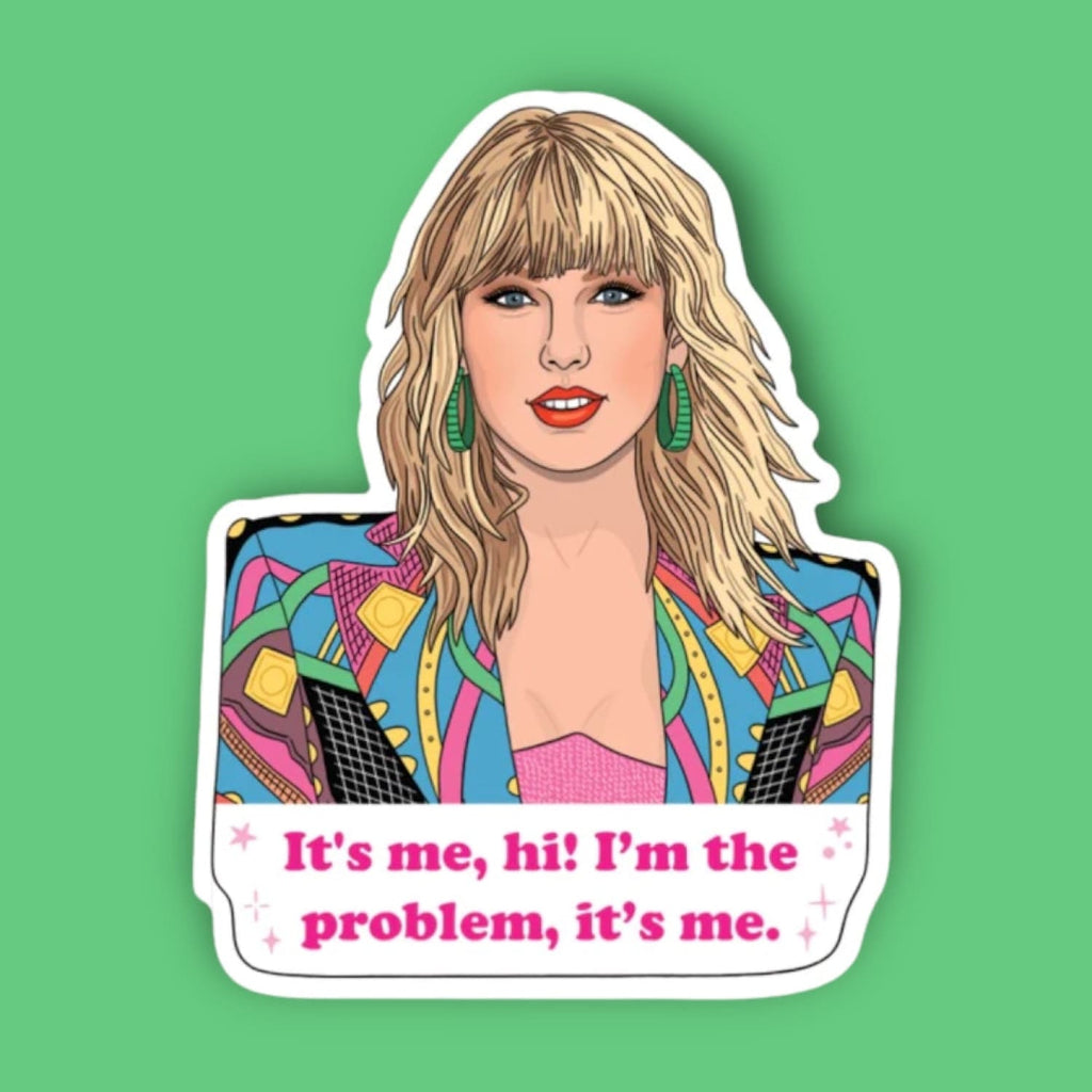 Why Are You So Obsessed With Me? - Pink Heart Print - Sticker