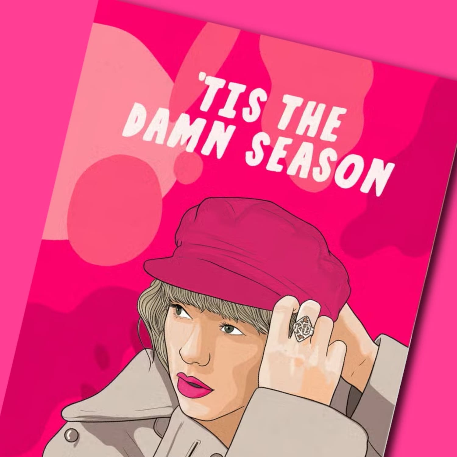 Holiday Greeting Card Taylor Tis The Damn 0723 -