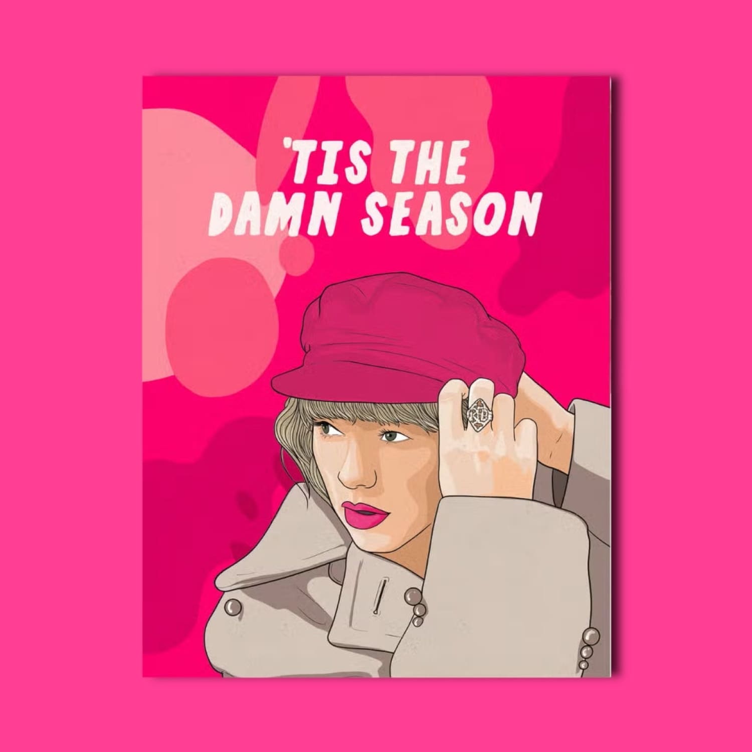 Holiday Greeting Card Taylor Tis The Damn 0723 -