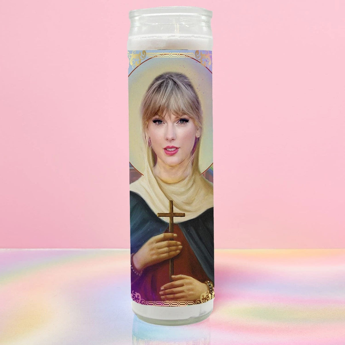 Taylor Swift Pillar Candle Bobbyk - Candle - Celeb Obsessed