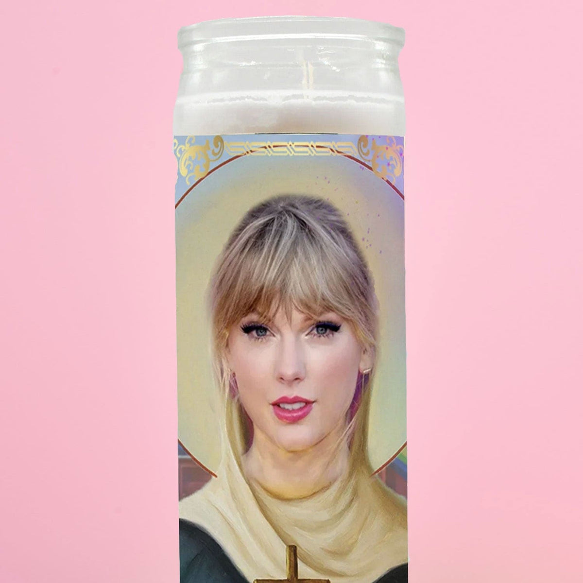 Taylor Swift Pillar Candle Bobbyk - Candle - Celeb Obsessed