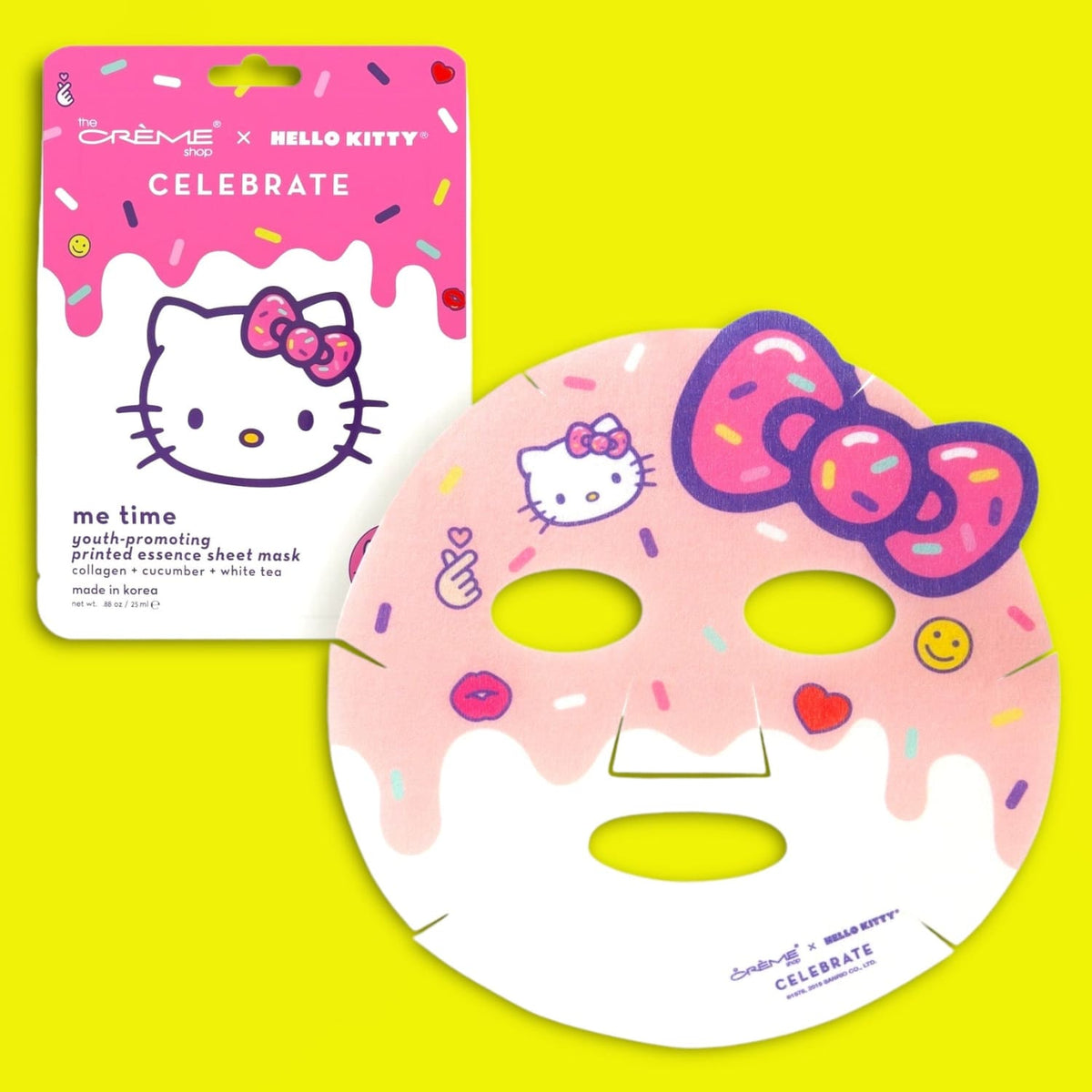 Tcs Sheet Mask Hello Kitty Celebrate me Time Printed