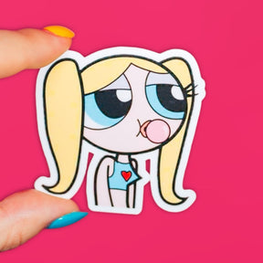 Teenage Bubbles Powerpuff Girls Sticker Decorative Sticker