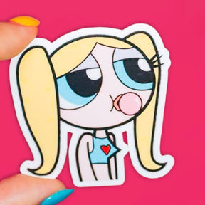 Teenage Bubbles Powerpuff Girls Sticker Decorative Sticker