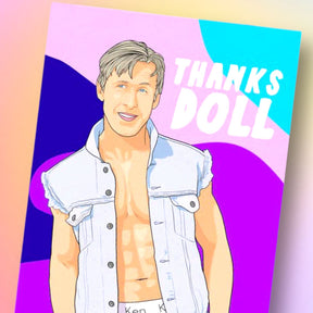 Ken Thanks Doll Greeting Card Barbie - Barbiecore