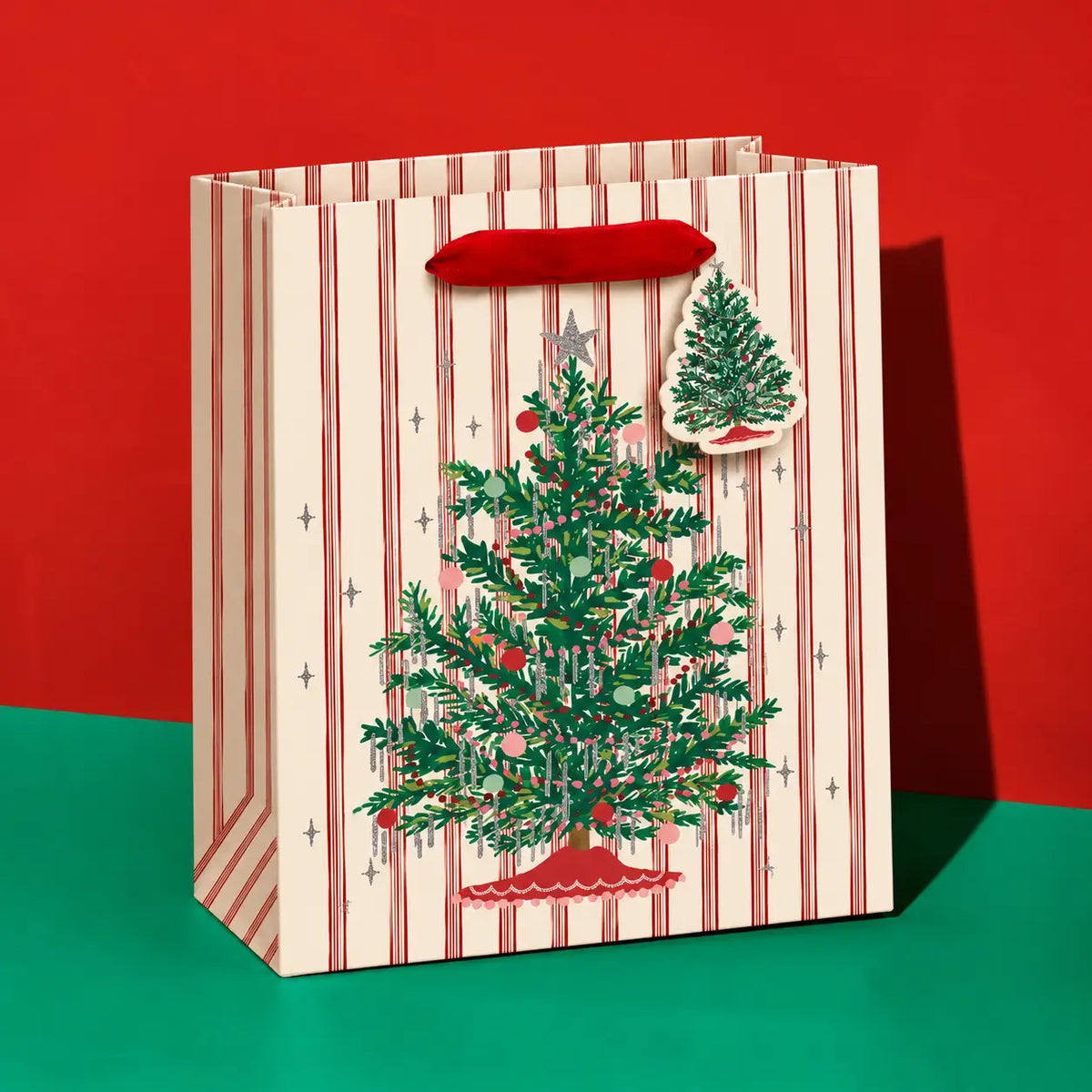 Tinsel Tree Gift Bag 9.5’’ Rifle Paper Co. Medium | Friends