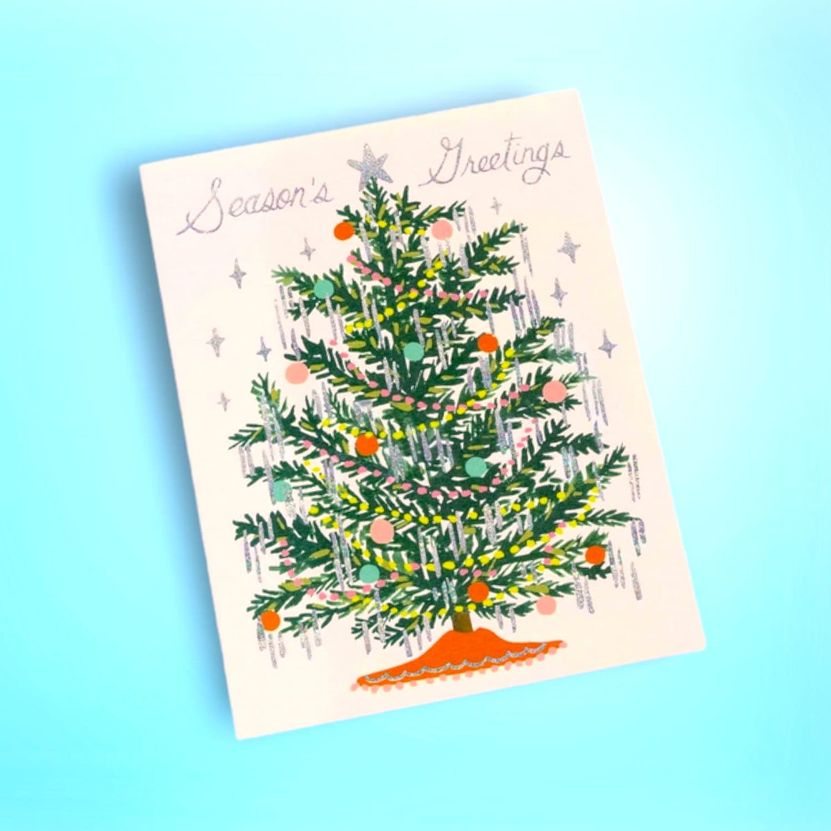 Tinsel Tree Holiday Card Cardsholiday - Dropping soon - 
