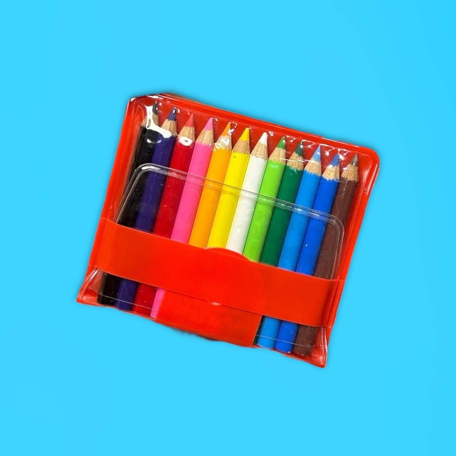 Tiny Colored Pencils Pouch Set Back to School - Colored