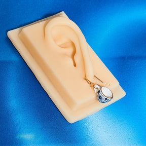 Tiny Teacup Earrings