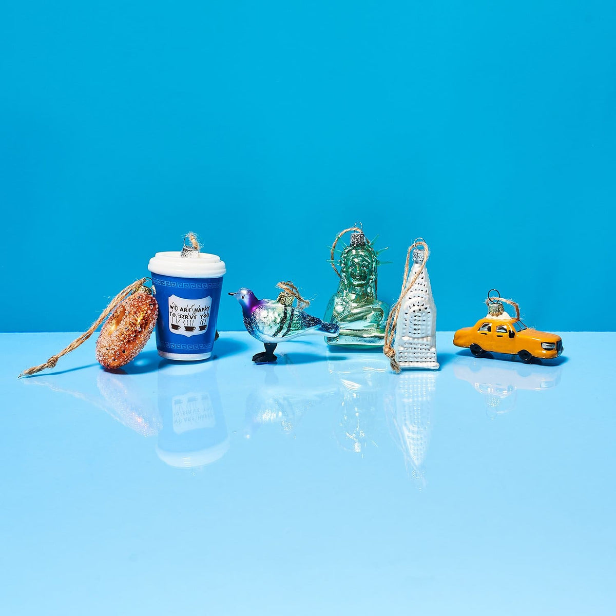 Tiny Nyc Ornament Set Go950 Bubbebrunch - Holiday - Ornament