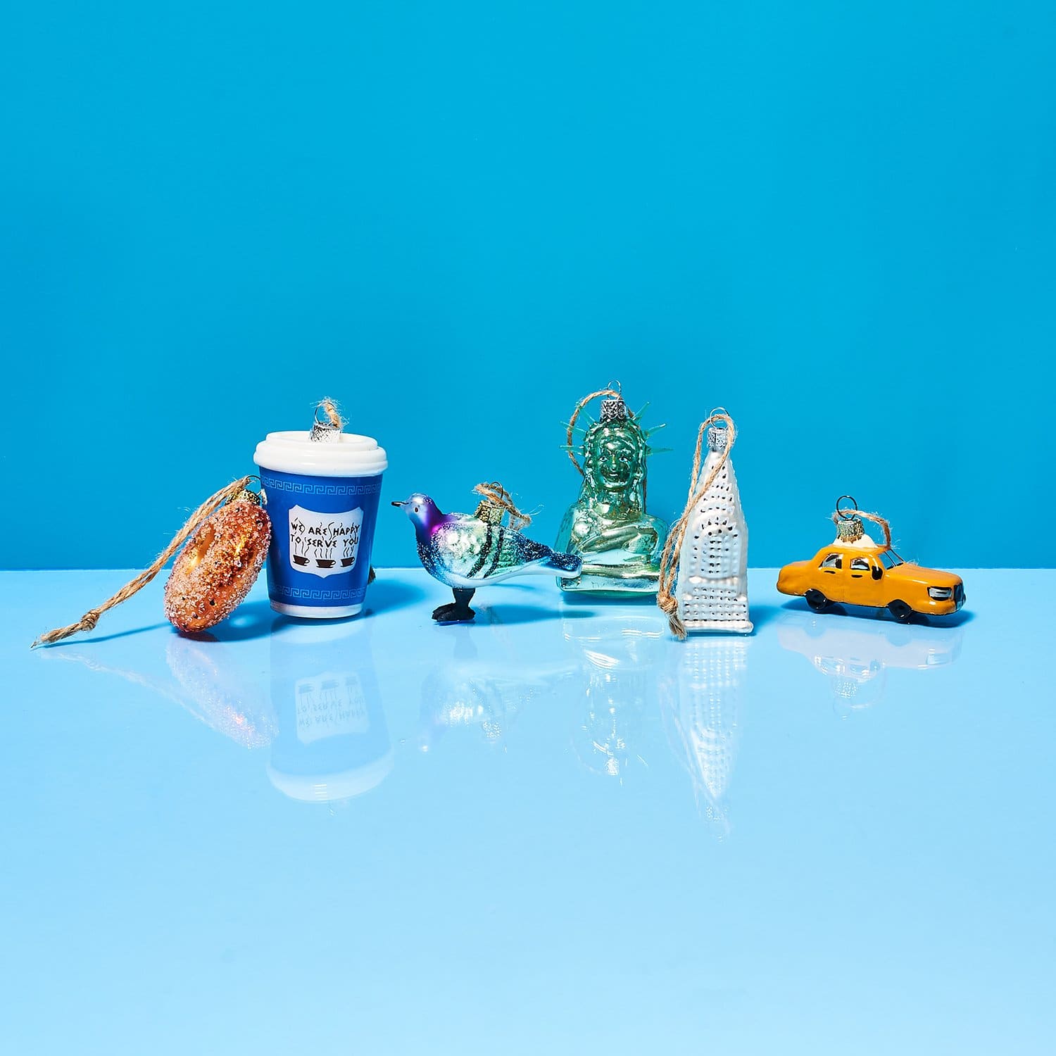 Tiny Nyc Ornament Set Go950 Bubbebrunch - Holiday - Ornament