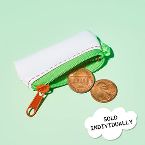 Tiny Zipper Pouch Mini Stash Bag, Coin Purse, Storage