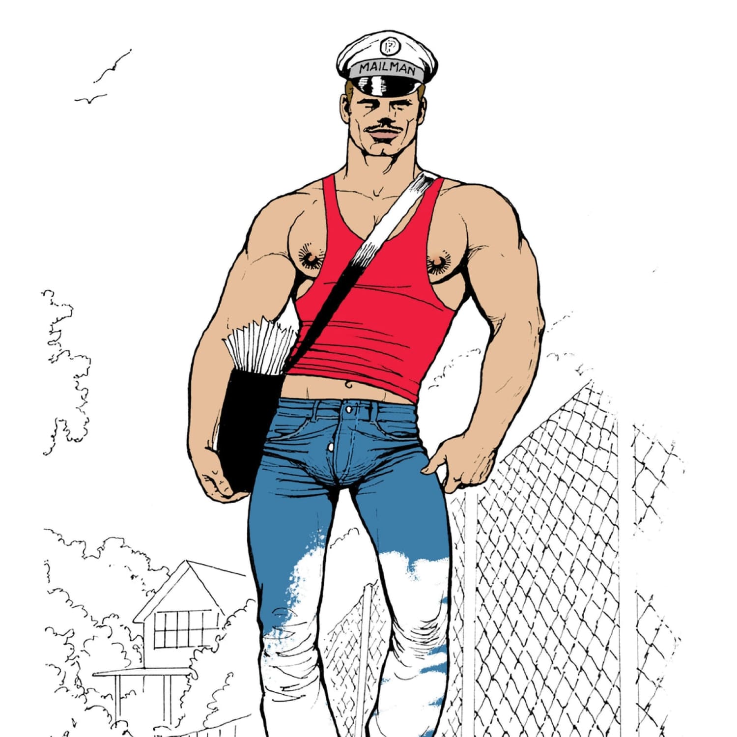 Tom of Finland Adult Coloring Book Xpsd0824