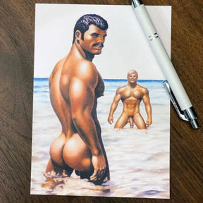 Tom of Finland Postcard - Tide is High | Friends Nyc