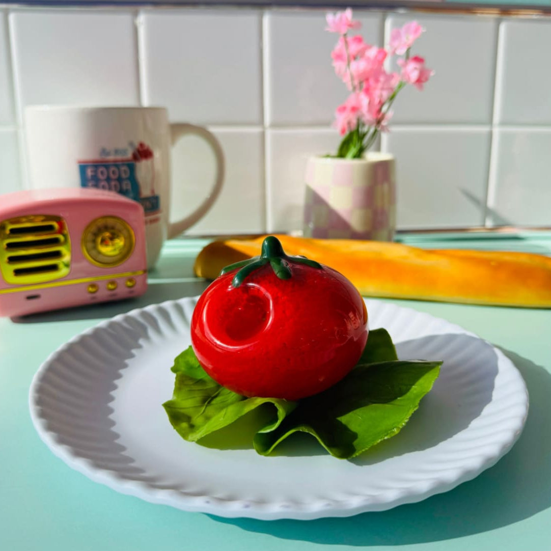 Tomato Pipe Fake Food - Hand Pipe - Kitsch - Maximalist