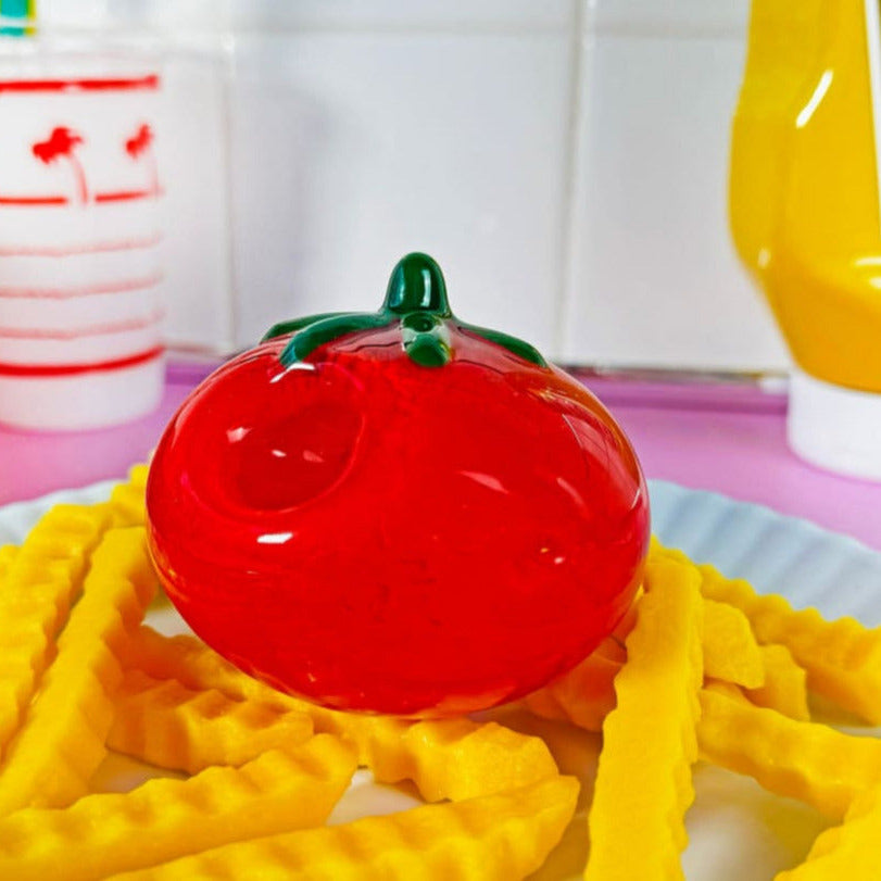 Tomato Pipe Fake Food - Hand Pipe - Kitsch - Maximalist