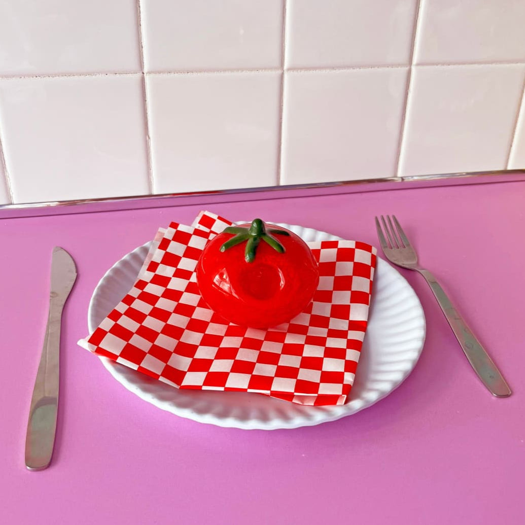 Tomato Pipe Fake Food - Hand Pipe - Kitsch - Maximalist