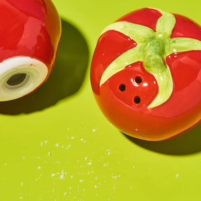 Tomato Salt and Pepper Shakers Boxed - Fake Food - Kitchen