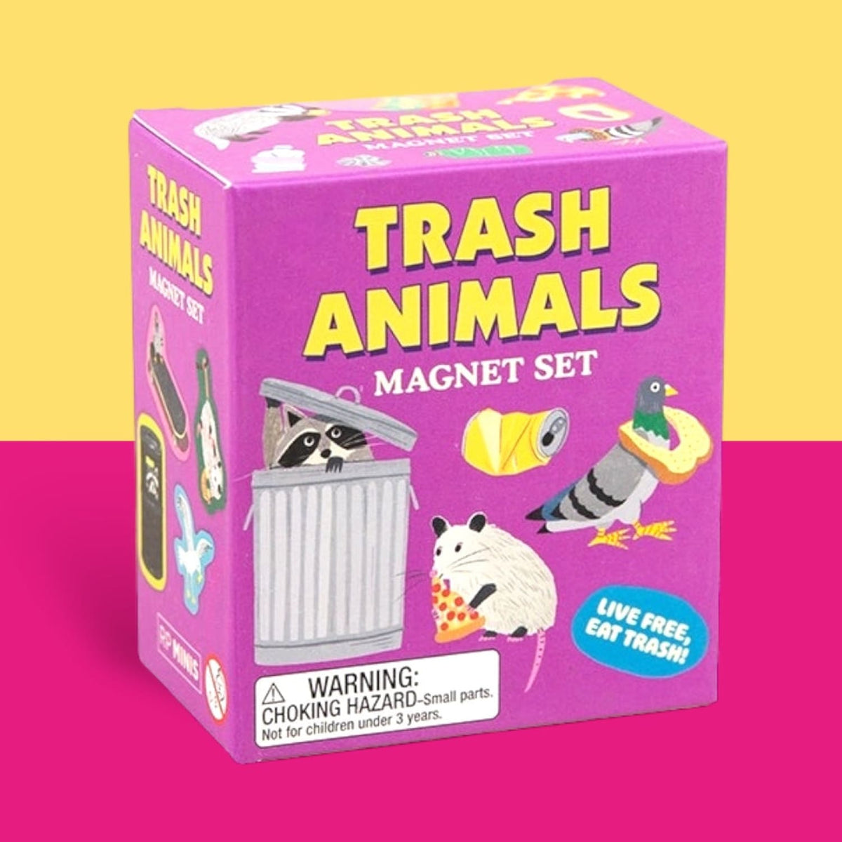 Trash Animals Magnet Set Gag Gift - Magnet - Rats - Trash