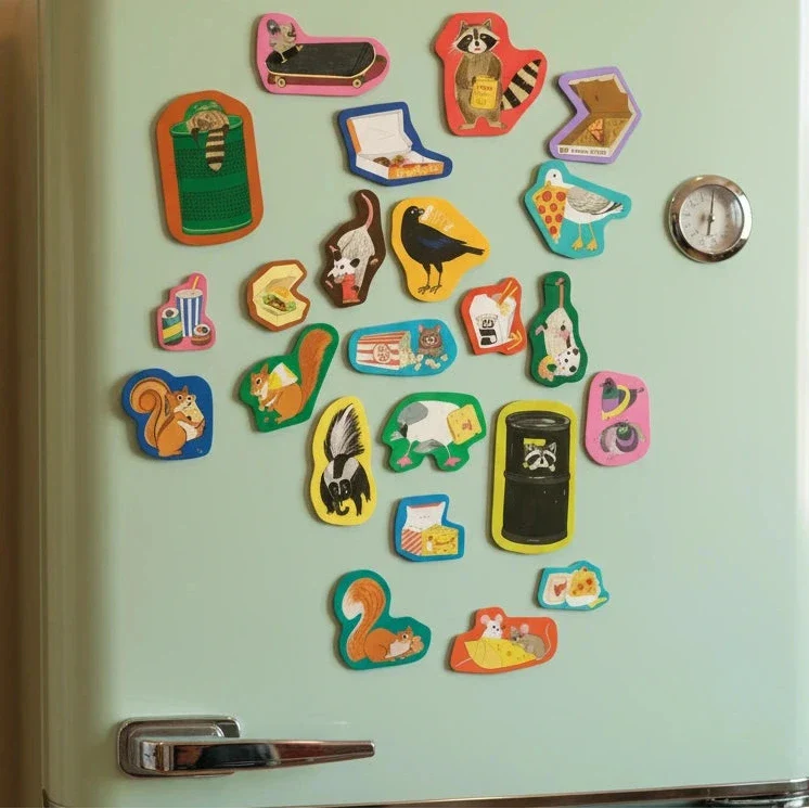 Trash Animals Magnet Set | Friends Nyc Brooklyn
