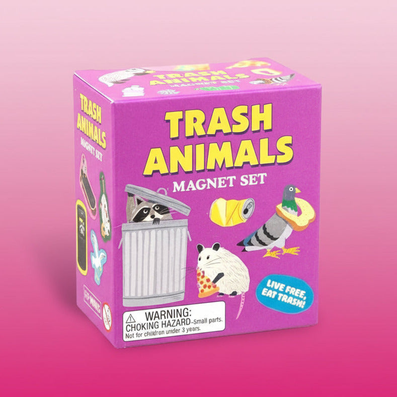 Trash Animals Magnet Set Gag Gift - Magnet - Rats - Trash