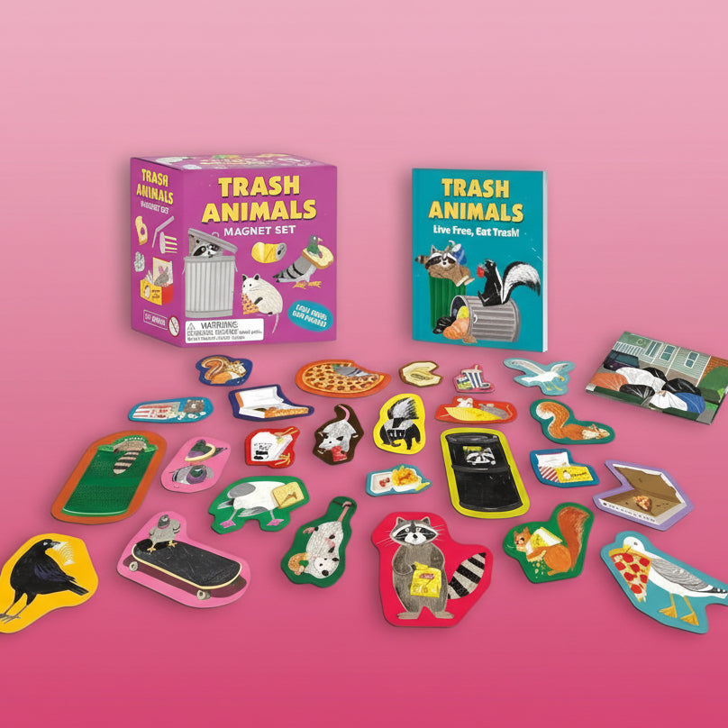 Trash Animals Magnet Set Magnet - Xpsd0325b