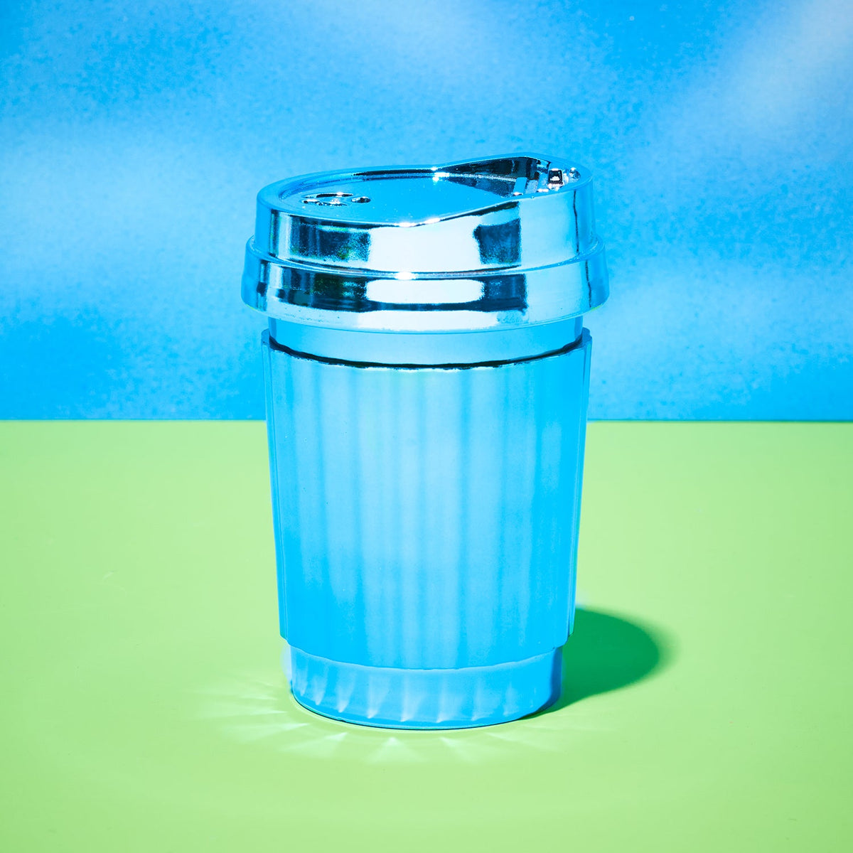 Trash can Grinder Blue | Novelty Herb | Friends Nyc