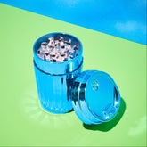 Trash can Grinder Blue | Novelty Herb | Friends Nyc
