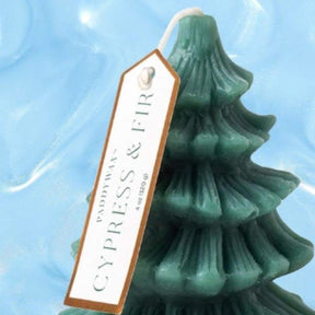 Tree Totem Candle - Cypress Fir Christmas - Candle Novelty -