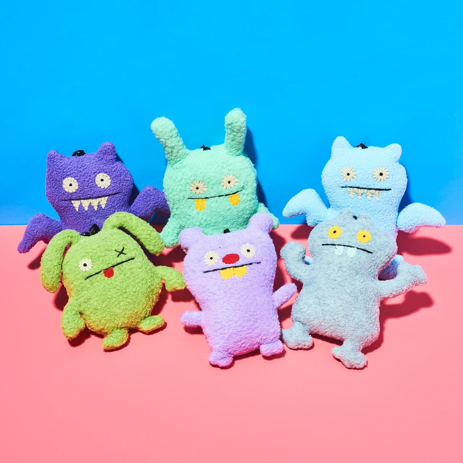UglyDolls Plush Keychain Clip - Ice Bat Purple | Friends NYC