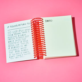 Friends Nyc x Pil Collab Journal Unplug T8636 Book