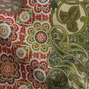 Vintage Tapestry Flower Pattern Shirt