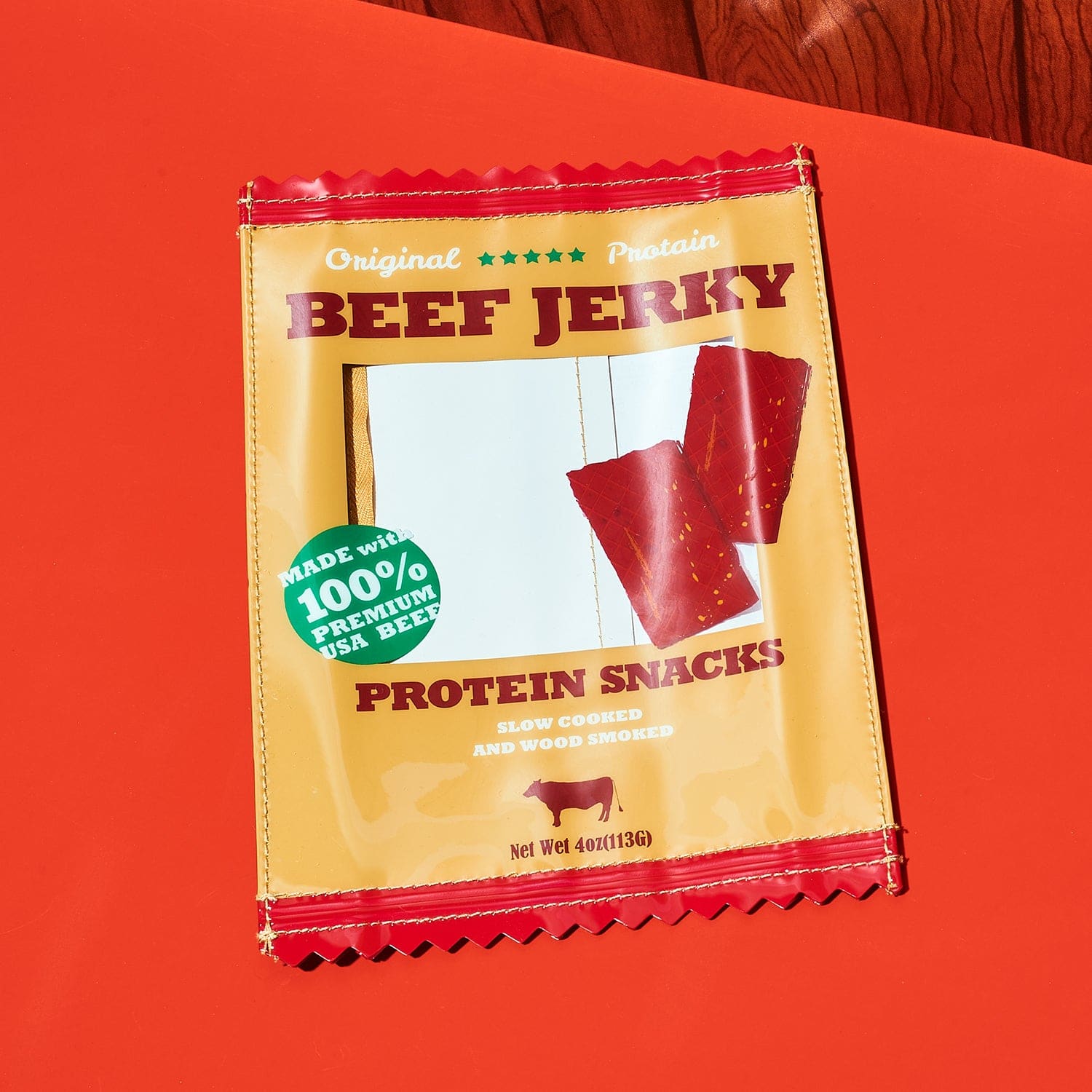 Vinyl Pouch Beef Jerkey Groupbycolor - Xbubblemailer