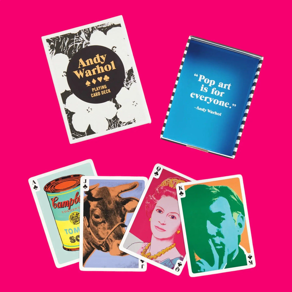 Warhol Pop Art Playing Cards | Friends Nyc Brooklyn Ny