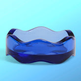 Wavy Glass Ashtray Ashtray - Glass - Smoke Accessories