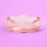 Wavy Glass Ashtray Ashtray - Glass - Smoke Accessories