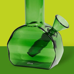 Wavy Mini Glass Bong Aesthetic Bong - Beaker - Boxed - Mini