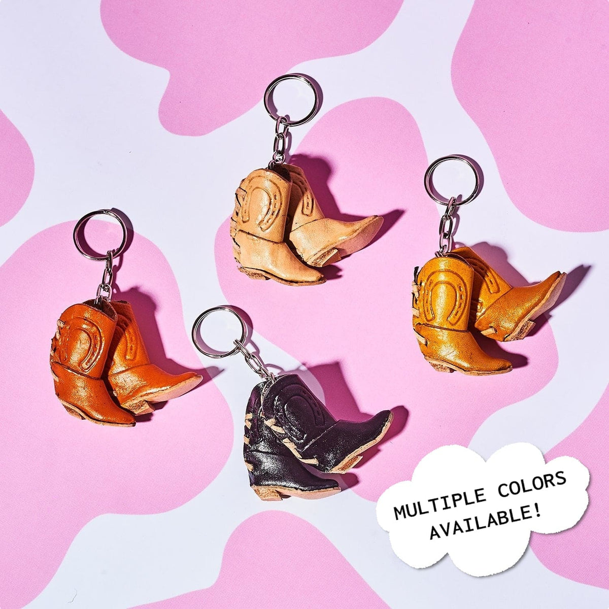 Western Cowboy Boots Keychain Cowboy - Aesthetic - Boot -