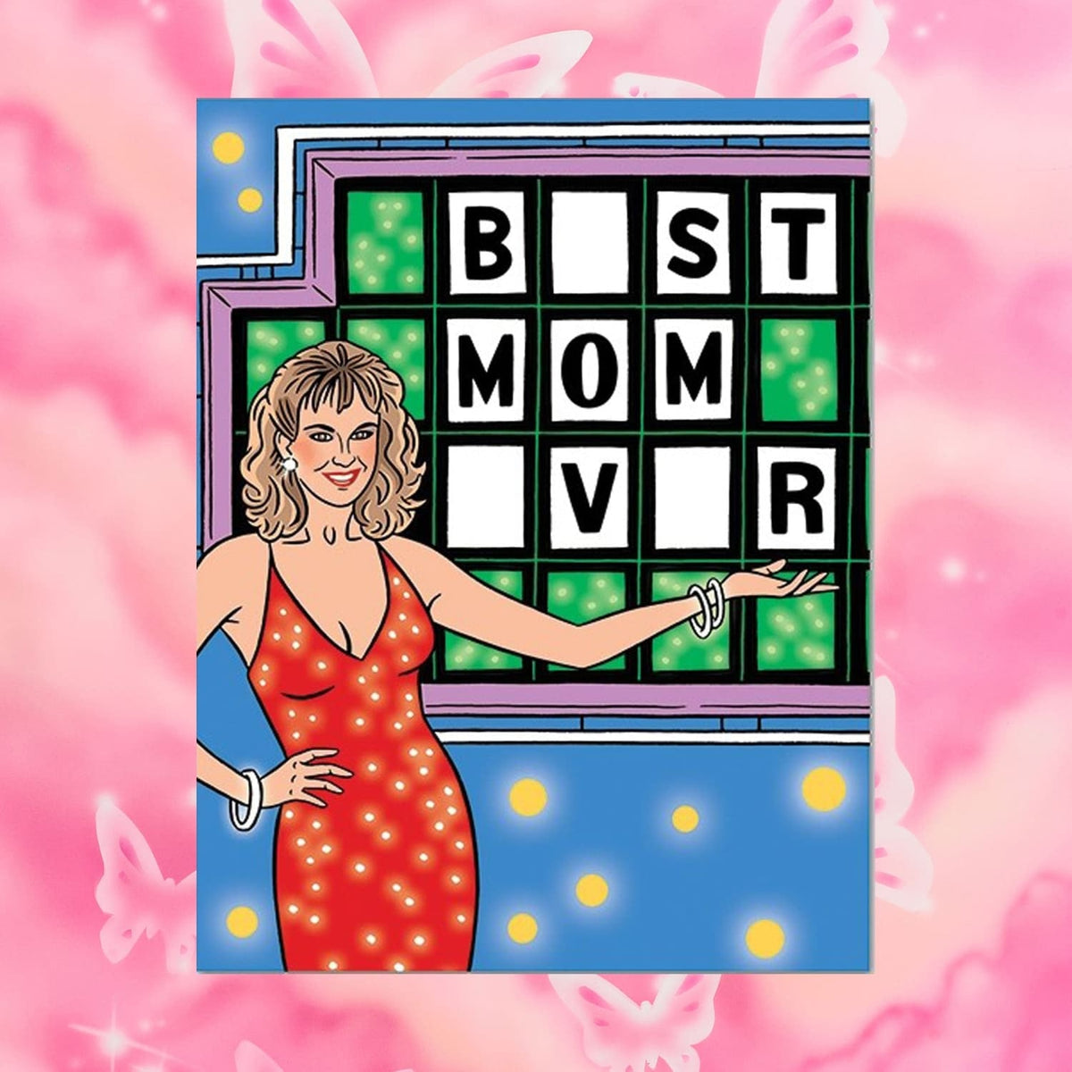 Best Mom ever - Wheel of Fortune Mother’s Day Card 