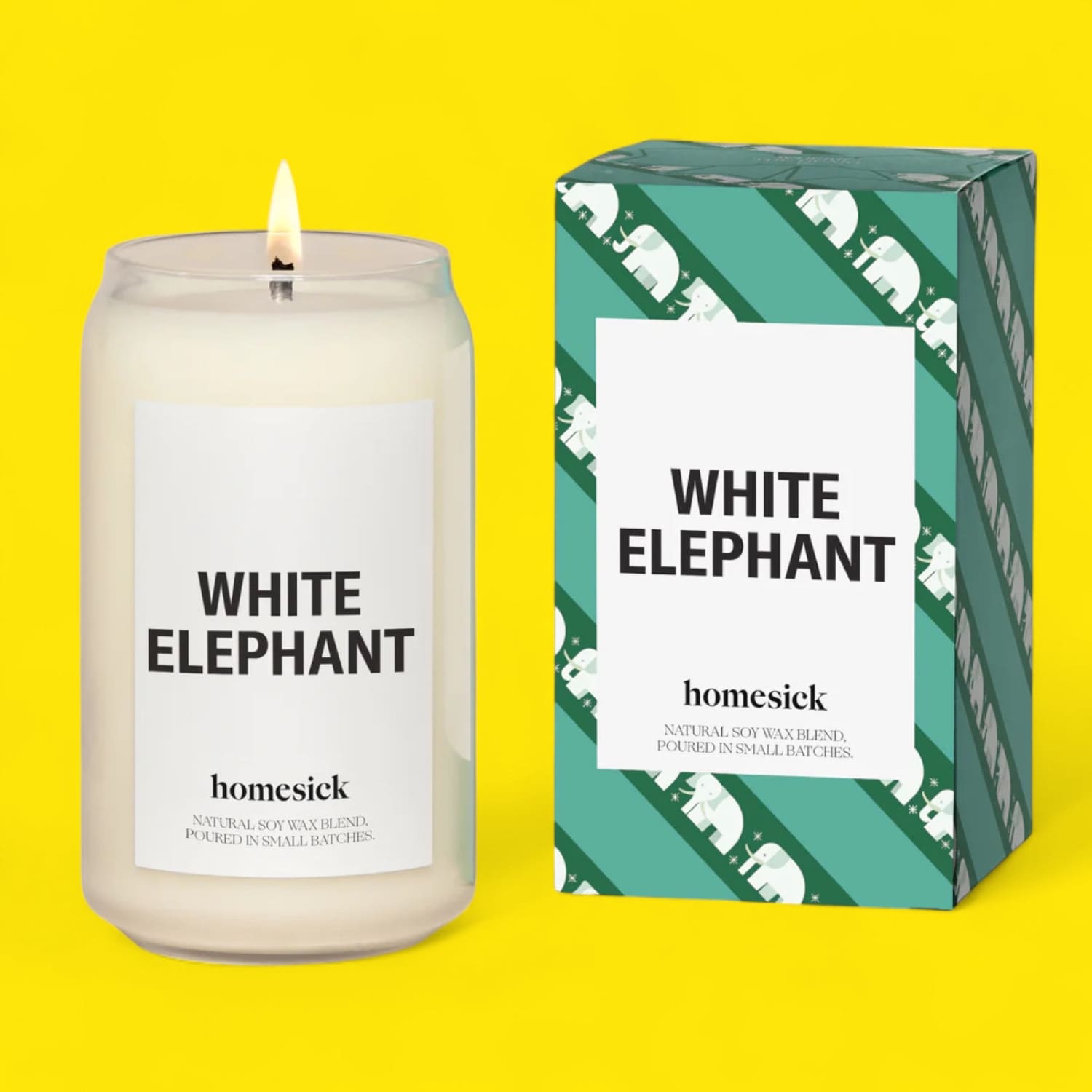 White Elephant Candle Candle - Made in the Usa - Scented
